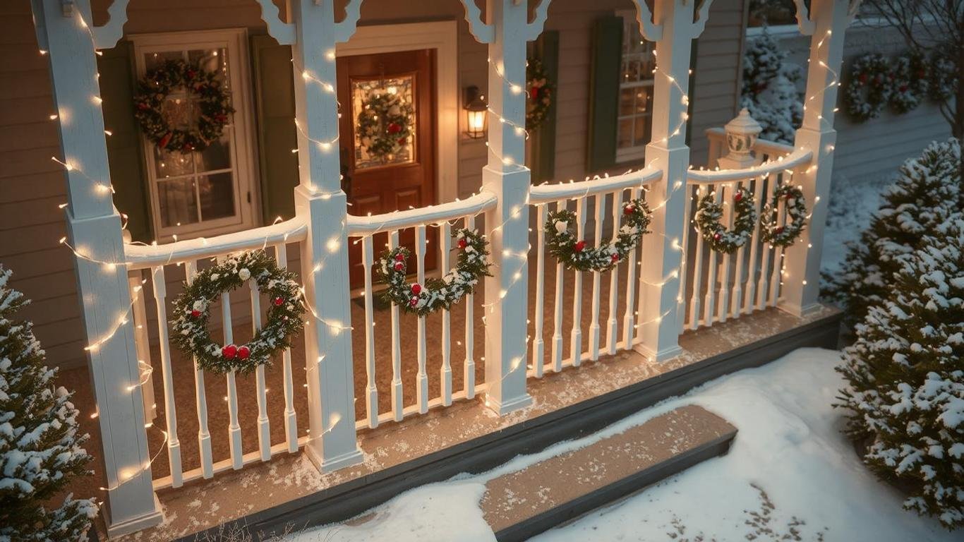 Combine Rope Lights with Bannisters and Railings