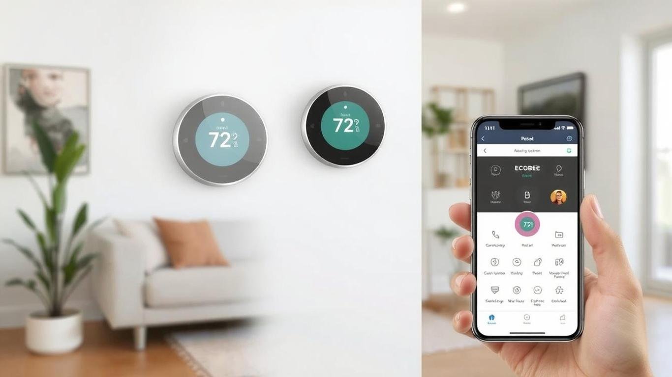 Ecobee Smart Thermostat with Voice Control || Amazon Has Launched a Huge Sale on Smart Home Devices || luxurylivingspot.com