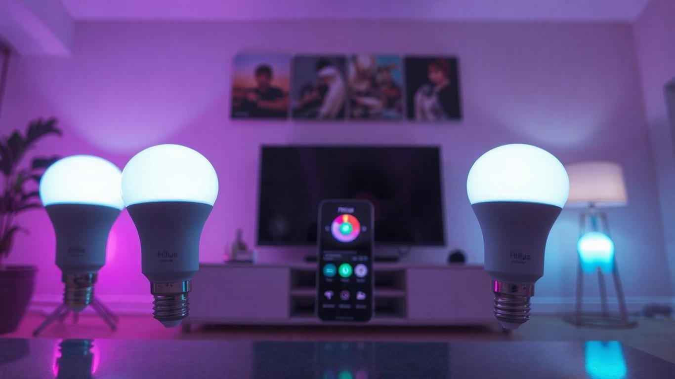 Philips Hue White and Color Ambiance LED Smart Bulbs (4-Pack) || Amazon Has Launched a Huge Sale on Smart Home Devices || luxurylivingspot.com