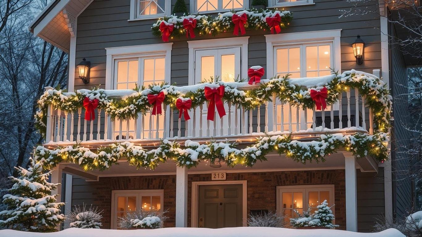 best way to hang Christmas lights on your house || luxurylivingpsot.com