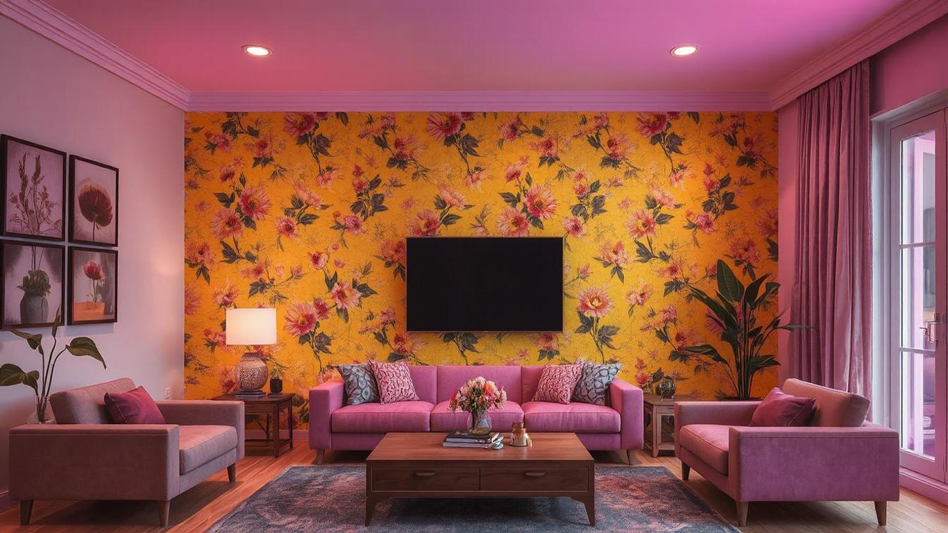 10 Stunning Modern Living Room Ideas with Yellow Chrysanthemums 2025 || luxurylivingspot.com