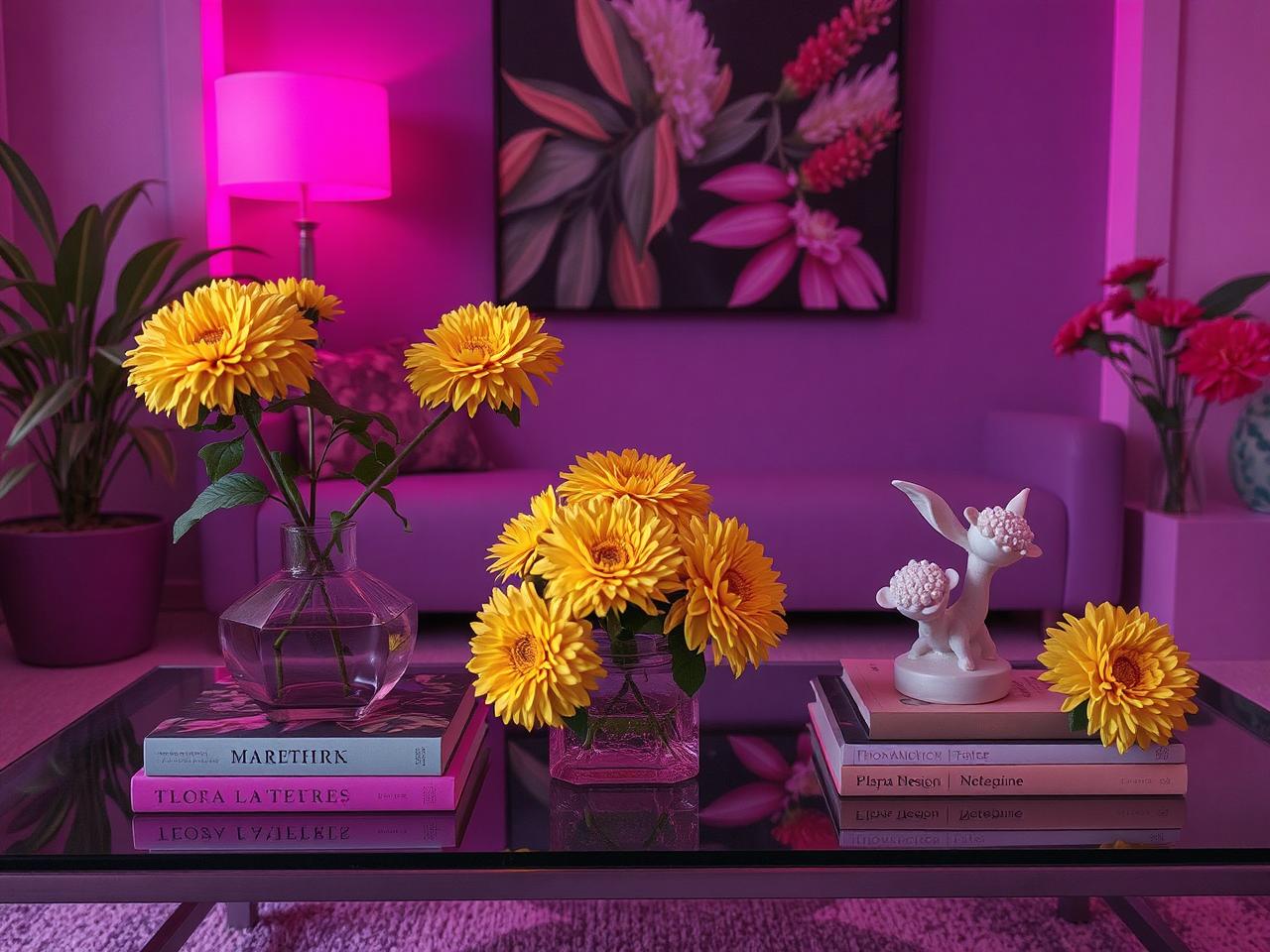 10 Stunning Modern Living Room Ideas with Yellow Chrysanthemums 2025 || luxurylivingspot.com