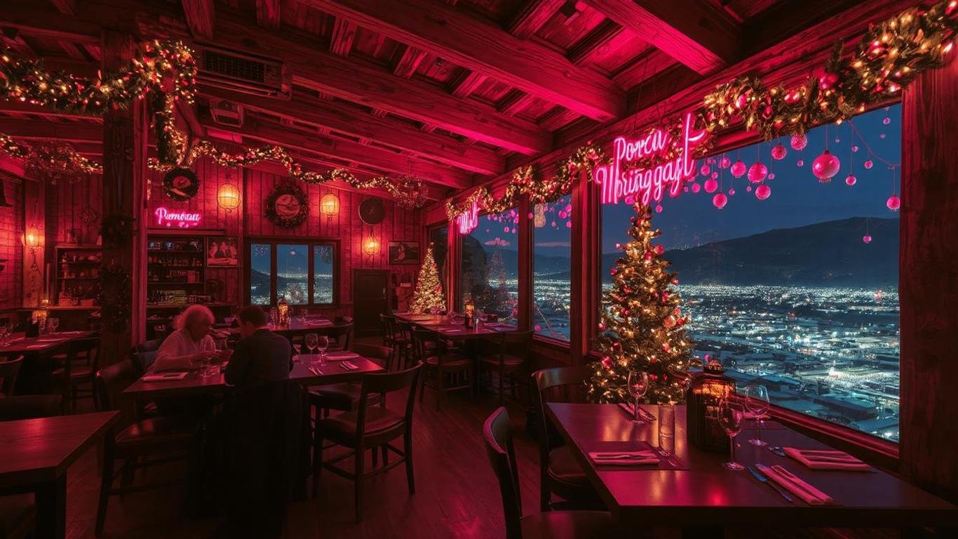 Pomona Valley Mining Co.—Pomona, Inland Empire || Magical Restaurants Decorated for Christmas 2024 in the Inland Empire || luxurylivingspot.com