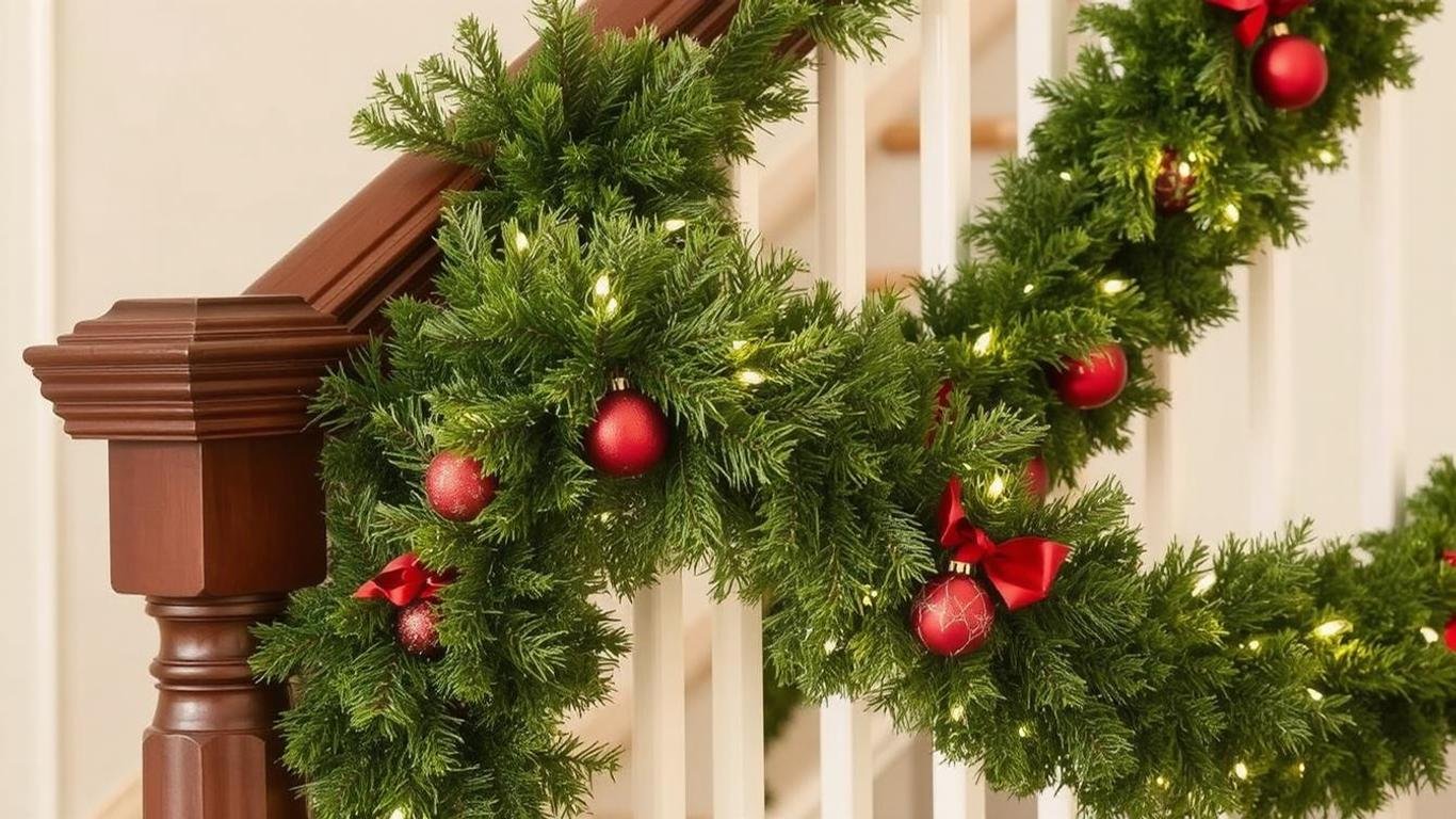 Top 10 Christmas Faux Cedar Garlands to Transform Your Space into a Cozy Holiday Haven || luxurylivingspot.com