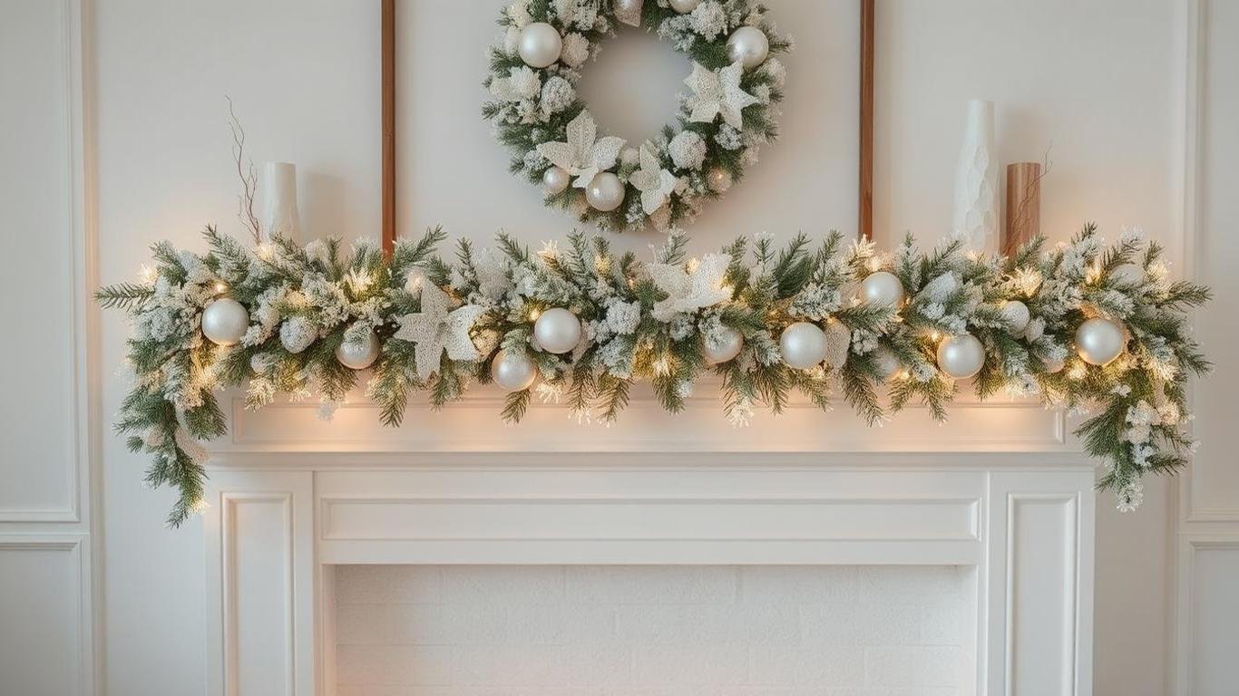 Luxury Christmas Garland for Your Fireplace: Elevate Your Holiday Décor || luxurylivingspot.com