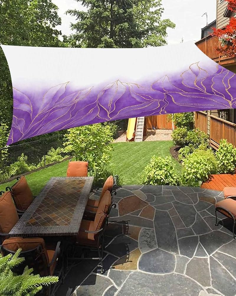 PURPLE LEAF Sun Shade Sail Waterproof Tarp