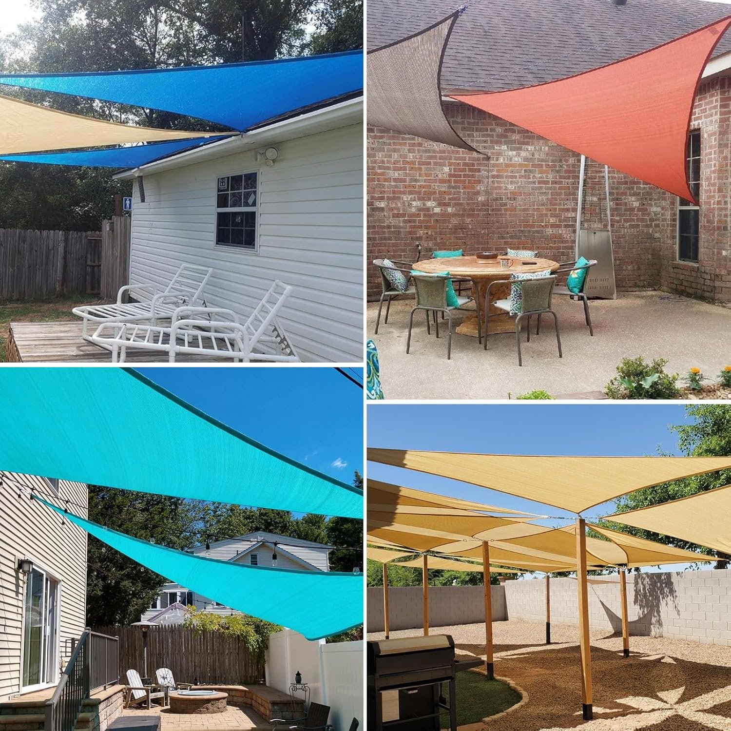 TANG Heavy Duty Waterproof Sun Shade Sail