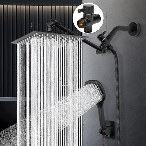 8. KOHLER 26149-BL Honesty Square 10" Rain Head (Matte Black) – Premium Brand & Full Coverage
If you’re seeking a premium showerhead with full coverage and a luxurious matte black finish, the KOHLER 26149-BL Honesty Square Rain Head is an excellent choice for upgrading your shower experience. This 10-inch square showerhead offers a drenching rainfall spray that ensures you feel completely enveloped in water during every shower.

Why Do I Recommend This Rain Head?
This KOHLER showerhead is not only about aesthetic appeal but also functionality. It features angled nozzles that distribute water evenly across a wide surface area, providing full-body coverage with every use. Its MasterClean sprayface makes it easy to clean and prevents mineral buildup, keeping it in pristine condition. The corrosion-resistant finish ensures long-lasting durability, and installation is a breeze with the standard 1/2" NPT connection.

Key Features
✔ 10-inch square rain showerhead—designed for full coverage with a drenching spray.
✔ MasterClean sprayface—easy to clean, preventing mineral buildup and ensuring smooth water flow.
✔ Matte black finish—sleek, modern, and resistant to corrosion and tarnishing.
✔ Easy installation—attaches to standard 1/2" NPT connection for quick setup.
✔ WaterSense certified—meets EPA and CEC water conservation standards, making it an eco-friendly choice.
✔ Nozzle angle design—ensures even distribution of water for a uniform shower experience.
✔ Additional components—shower arm and flange sold separately, allowing for customization with other Honesty collection accessories.

Price & Savings
💰 Current Price: $191.58
💰 Prime Discount: Available for $160.97
💰 Additional Shipping: $160.97 shipping fees to Kenya included.

🔥 A premium rain showerhead at a great price for luxury and functionality!

Pros & Cons
Pros	Cons
✅ Full coverage spray—delivers a luxurious and uniform rainfall experience.	❌ Shower arm and flange sold separately—additional purchase required for complete installation.
✅ Easy-to-clean sprayface—prevents mineral buildup and maintenance hassle.	❌ Plastic material—may not feel as premium as full metal options.
✅ Corrosion and tarnish-resistant—maintains its sleek look for years.	❌ Limited to 2.5 GPM—water flow rate may not suit those seeking high-pressure options.
✅ WaterSense certified—eco-friendly and water-saving.	
Best For:
🔹 Homeowners seeking an elegant, full-coverage rainfall showerhead with easy maintenance.
🔹 Those looking for a showerhead that offers a relaxing, spa-like experience in a modern matte black finish.
🔹 Eco-conscious individuals—WaterSense certification ensures water conservation while enjoying a luxurious shower.

📌 Check Availability & Discounts Here!