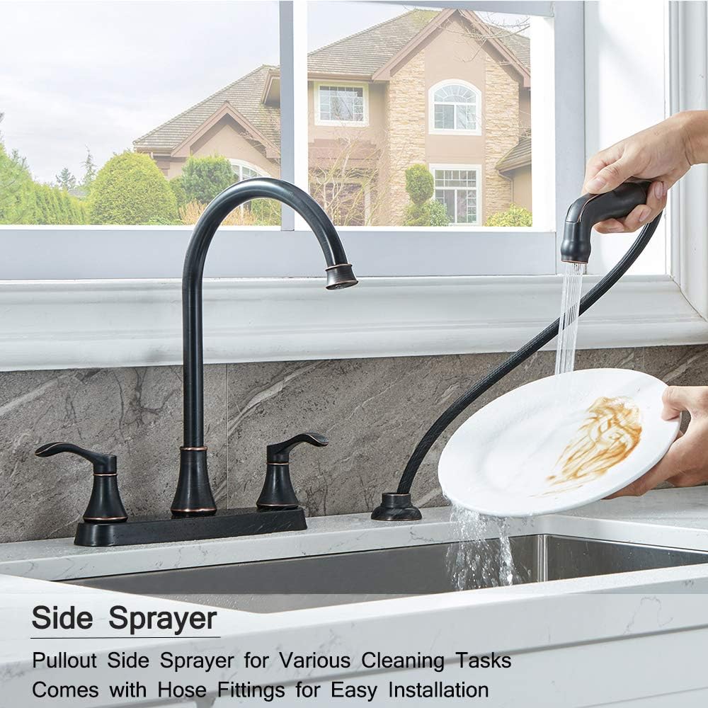 VALISY Kitchen Faucet with Side Sprayer