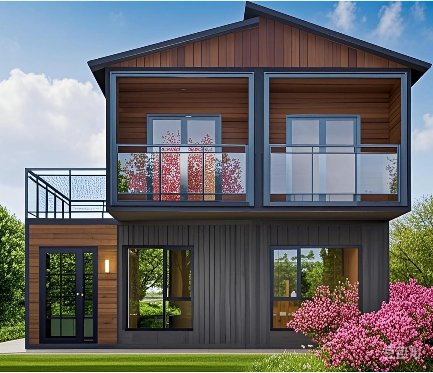 A 40ft Double Story Tiny House with a modern design can be obtained for approximately $28,259, featuring ample space and luxurious finishes